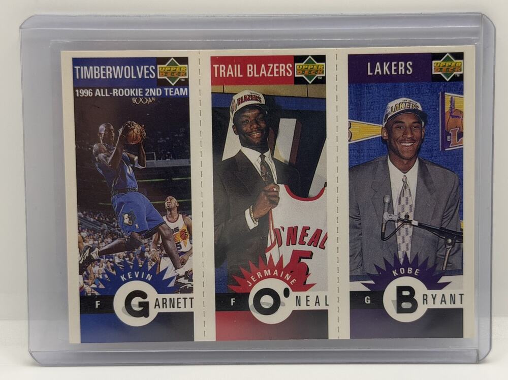 1996-97 Upper Deck Collector's Choice - Mini-Card Panels Kobe Bryant, Kevin...